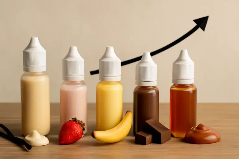 Quali sono i liquidi cremosi più richiesti? Alcuni gusti durano molto più di altri nel tempo